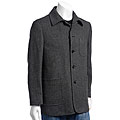 Austin Reed Men's Black Tick Wool Blend Jacket