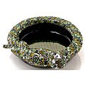 Kenneth Jay Lane Green Crystal Snake Trinket Tray 