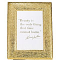 Kenneth Jay Lane Gold Snake Skin Picture Frame
