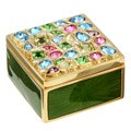 Kenneth Jay Lane Multi-stone Trinket Box