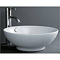 Porcelain White Bathroom Vessel Sink