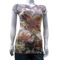 JC Eternity Women's Burnout Butterfly Shirt