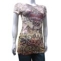 JC Eternity Women's Burnout Heart Shirt