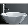 DeNovo Porcelain Modern White Bathroom Vessel Sink