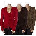 Kaelyn Max Women's Ruffle Front Blouse