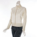 Creatore Women's White Faux Fur Jacket