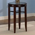 Glass Top Round Accent Table