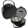 Black Leather Round Jewelry Box