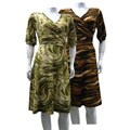 Elizabeth Women's V-neck Surplice Dress