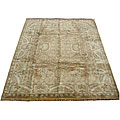 Indo Mahal Beige/ Ivory Wool Rug (8' x 10')