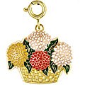 Basket of Mums Pendant