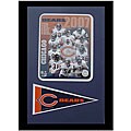 Denver Broncos 2007 Team 12x18 Framed Print with Pennant