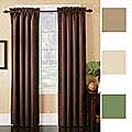 Faux Silk Emerson Curtain Panel Pair