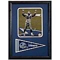 DeMarcus Ware 12x18 Custom Framed Print with Pennant
