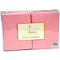 Tadpoles Flannel Organic Fitted Sheets in Pink (Set of 2)