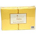 Tadpoles Flannel Organic Fitted Sheets in Yellow (Set of 2)