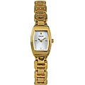 Pulsar Women's Dress White Dial Gold Tone Steel Bracelet Watch