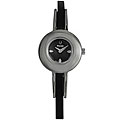 Pulsar Women's Dress Black Leather Strap Watch