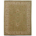 Hand-tufted Tenkasi Hand-spun Wool Rug (6' x 9')