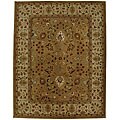 Hand-tufted Tenkasi Hand-spun Wool Rug (6' x 9')