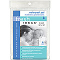 Waterproof Pad Mattress Protectors (One size fits all beds)  (Pack of 2)