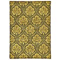 Hand-tufted Beige/ Brown Wool Rug (8' x 11')