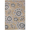Hand Tufted Beige Wool Rug (8' x 11')
