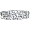 14k Gold 2 1/4ct TDW Diamond Eternity Bridal Ring Set (G-H, SI2)