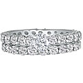 14k Gold 2 1/2ct TDW Diamond Eternity Bridal Ring Set (G-H, SI2)