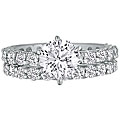 14k Gold 4ct TDW Diamond Eternity Bridal Ring Set (G-H, SI2)