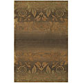 Tufted Verbania Brown Wool Rug (5' x 8')