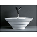 Porcelain Modern Round Bath Vessel Sink
