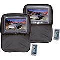 Pair of Pyle Adjustable 9.2-inch Headrests Screens