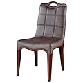 Versailles Leather Dining Chairs (Set of 2)