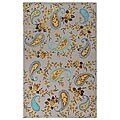 Taupe Wool Rug (5' x 8')