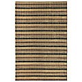 Tufted Brown Wool Rug (5' x 8')