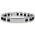 Stainless Steel Men's Engravable ID Bracelet