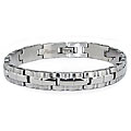 Stainless Steel Men's Shaped Link Bracelet