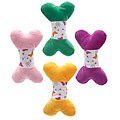 Grriggles Butterfly Bone Squeaky Toy (Set of 4)
