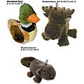 Plush Woodland Animal Squeaky Toys (Set of 3)