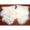 Set of 2 Single Pelt Sheepskin Rugs (2' x 3')