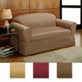 Coco Faux Silk Tailored Wrap Loveseat Slipcover