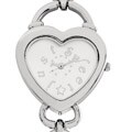 Just Sweet by Jennifer Lopez Women's Silvertone Heart Watch