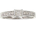 Michael Valitutti 14k Gold 1/5ct TDW Diamond Ring (Size 7)