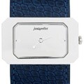 Just Sweet by Jennifer Lopez Women's Silvertone Blue Strap Watch
