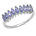 10k White Gold and Marquise Tanzanite Ring