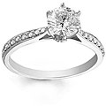14k Gold 2 1/3ct TDW EGS Certified Clarity Enhanced Diamond Engagement Ring (G-H, VS2) (Size 6.5)