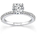 14k Gold 2 1/2ct TDW EGS Certified Clarity Enhanced Diamond Engagement Ring (F-G-H, VS2-SI1) (Size 6.5)