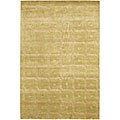Hand-knotted Sage Wool Rug (5' x 7'6)