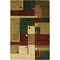 Hand-knotted Wool Rug (5' x 7'6)